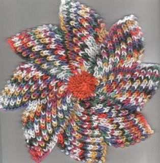 Lily: knit dishcloth Free Knitting Patterns, Crochet Patterns