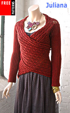 Knitting Pattern Central - Free Women&apos;s Sweaters Knitting Pattern