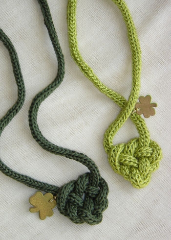 Get this really cool Celtic Knot pattern knit from an icord