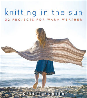 knitting in the sun