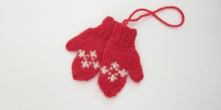 mitten ornament just crafty enough