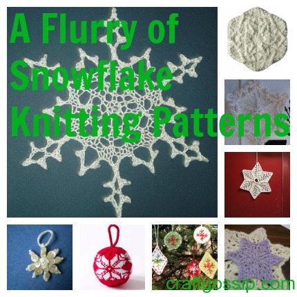 snowflake knitting patterns