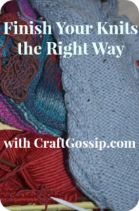 finishing knits