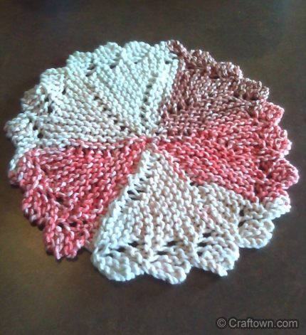 pinwheel dishcloth craftown