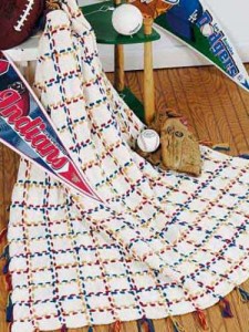 Knit stadium blanket - Free Patterns