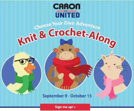 Join Caron United for a choose your own adventure knitalong