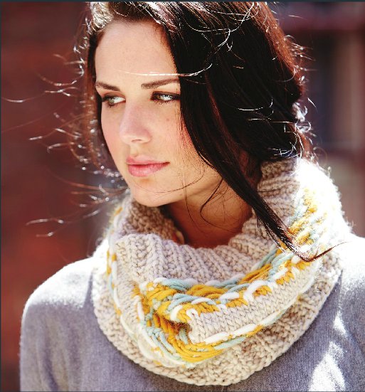 Win the yarn to knit your own Strand-Tastic Cowl from Yarnspirations!