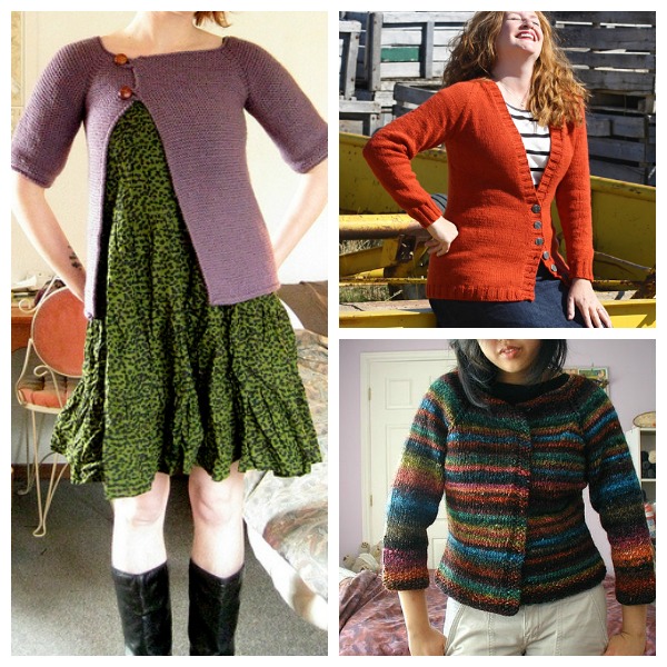 top down cardigan knitting patterns