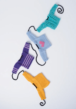 Knit a garland of wee sweaters with Vogue Knitting