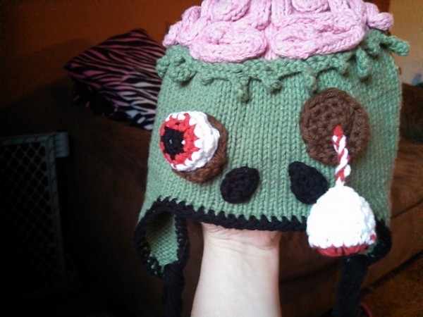 Zombie Brain Hat - Andreanna Pharis