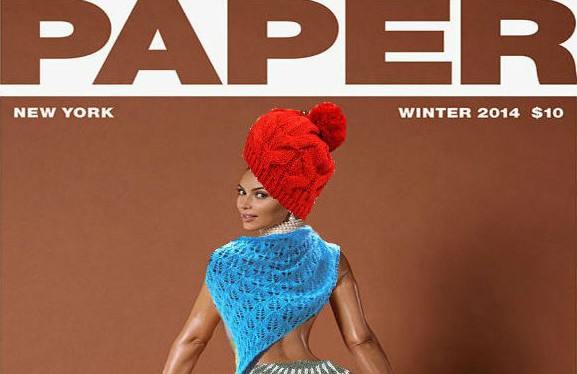 Kim covered in knitting and "All About that Lace."