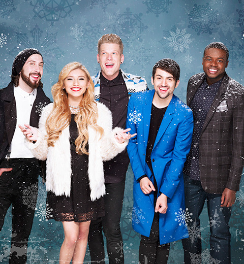 knit an ugly christmas sweater for Pentatonix