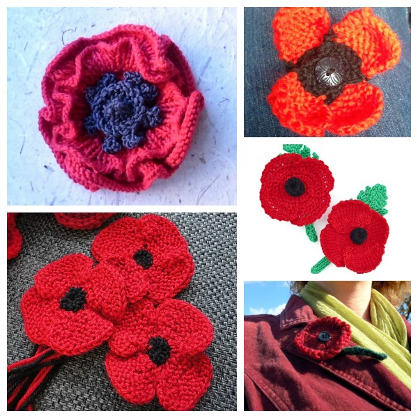Remembrance Poppy FREE Knitting Pattern