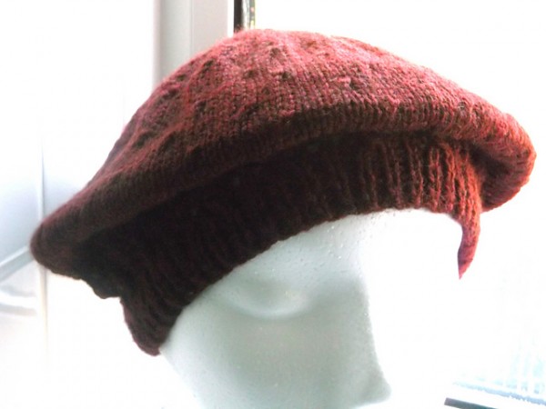 red wine beret