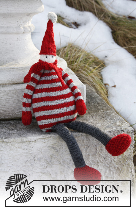 Knit Julius the elf and other great Christmas patterns from DROPS Design.