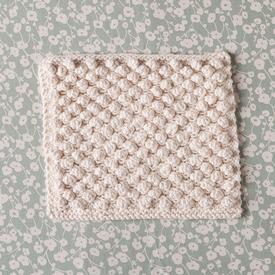 snowbobbles free dishcloth knitting pattern