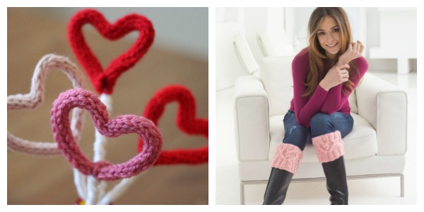 check out a couple of great last minute valentine knitting patterns