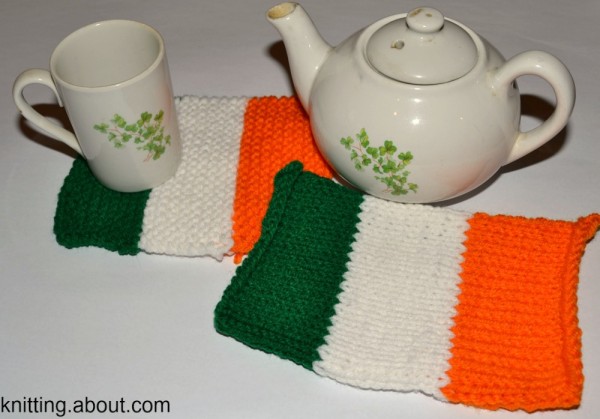 irish flag coasters