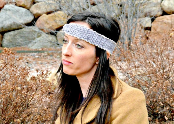 seed stitch headband