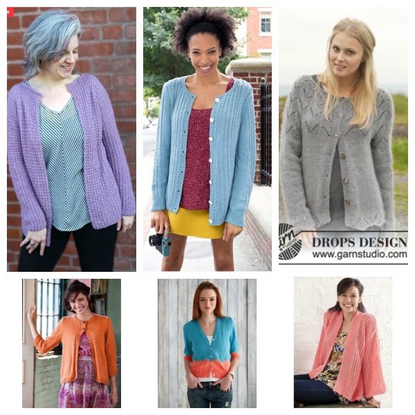 cardigan knitting patterns