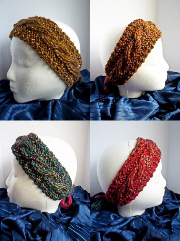 dabled headband knitting pattern