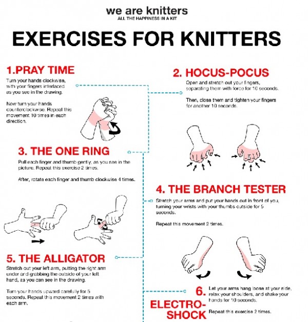 hand exercises for knitters