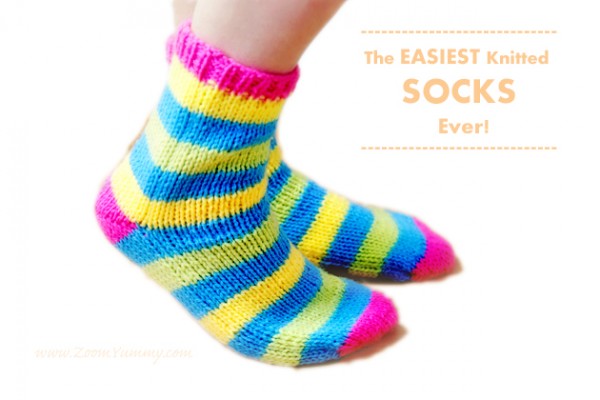 have you ever knit socks flat? check out this diy.