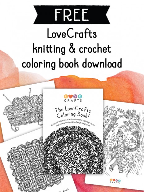 knitting coloring books are here!