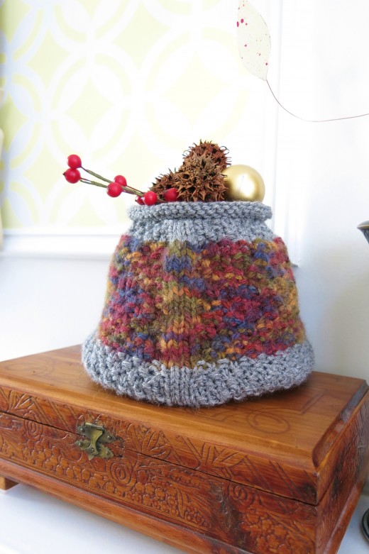 geometric basket knitting pattern