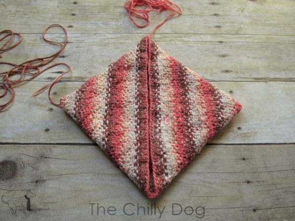 bias knit potholder