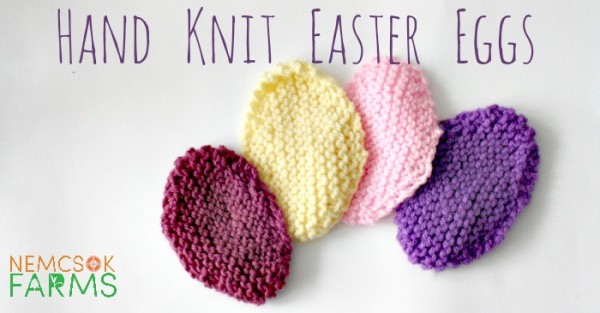 stash busting easter egg knitting pattern