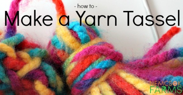 How to make a yarn tassel