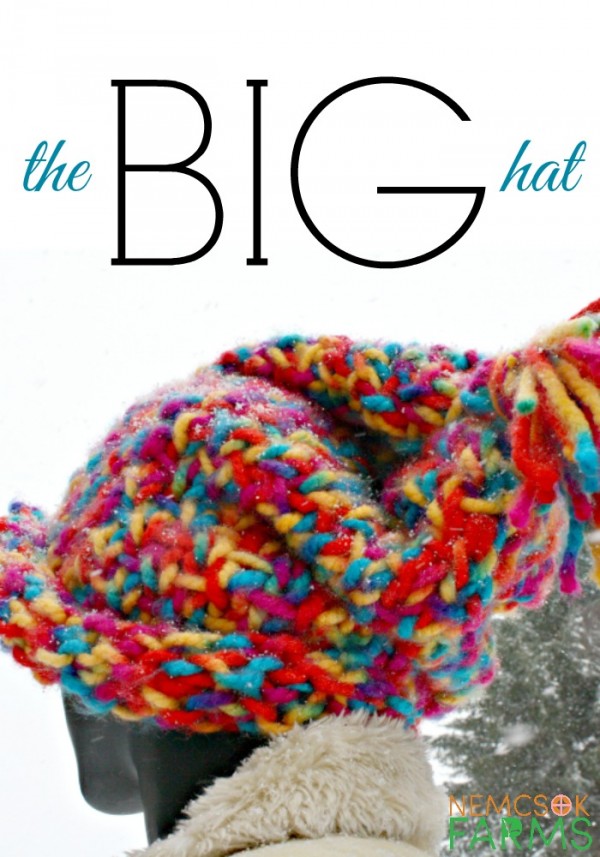 big hat knitting pattern