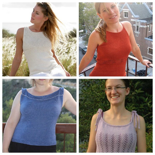 tank top knitting patterns