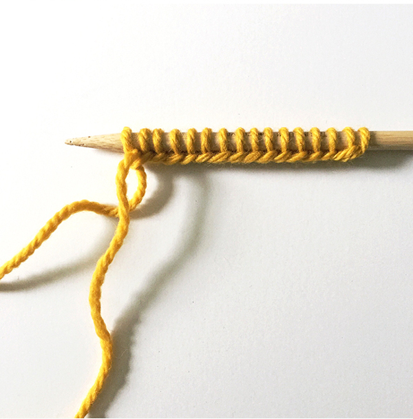 Try this simple tip for relaxing your cast on in knitting.