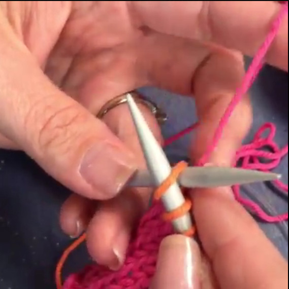 how to knit backwards