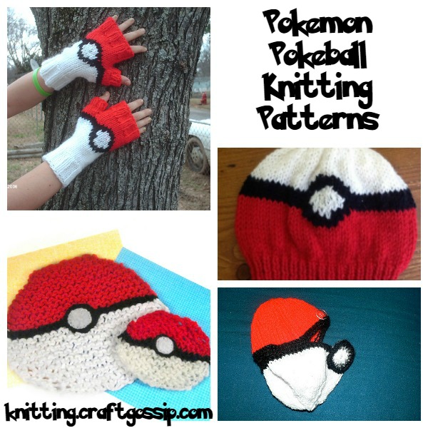 Poekmon pokeball knitting patterns