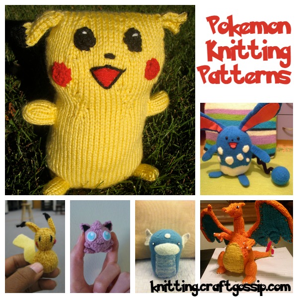 Pokemon knitting patterns