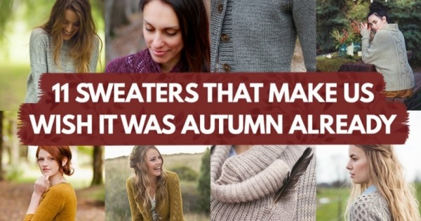 sweater patterns that will make you wish for fall