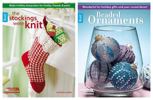 A couple of fun booklets full of holiday knitting ideas.