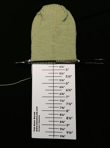 Sock ruler gift idea for knitters.