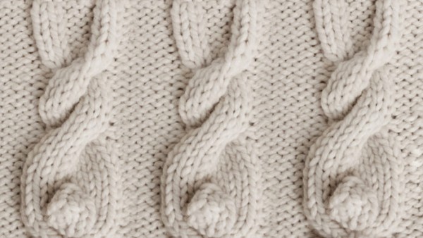 How to knit bunny cables