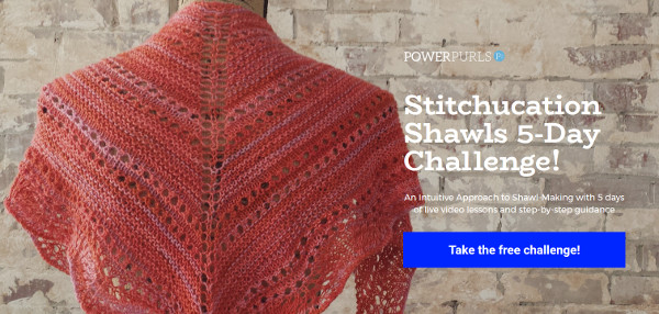 Learn to knit shawls intuitively with Kara Gott Warner.