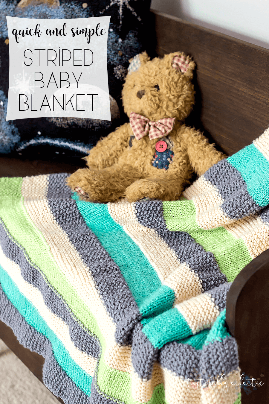 easy baby blanket knitting pattern