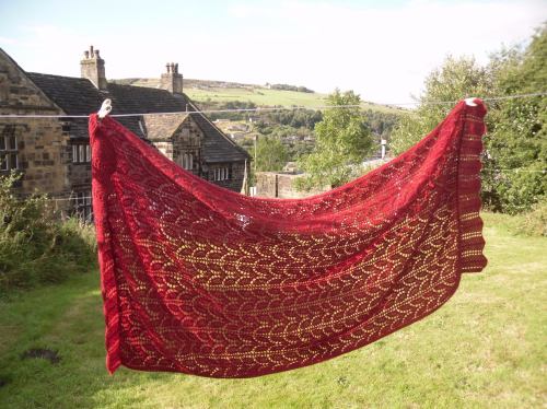 lace shawl knitting pattern