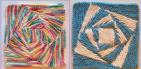 vortex dishcloth knitting pattern