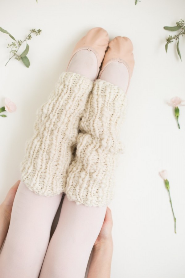 easy ribbed leg warmers pattern