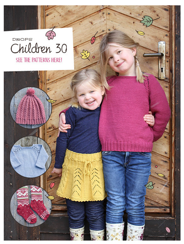 DROPS kids catalog knitting patterns