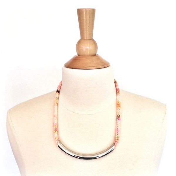 knit i-cord necklace