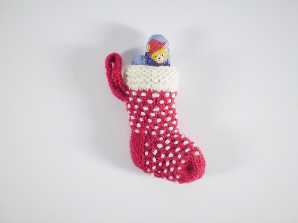 easy mini stocking to hold a little gift